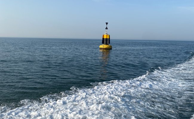 Offshore Test Site buoy at sea